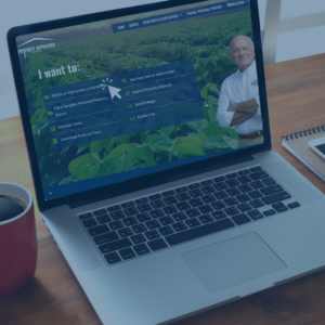 Laptop open with SJC Property Appraiser website showing