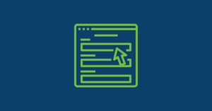 Application icon with navy background