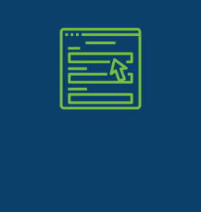 Icon of application with arrow