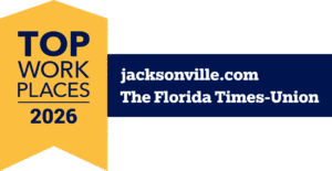 Top Workplaces 2026 logo with Jacksonville.com and The Florida Times-Union on logo